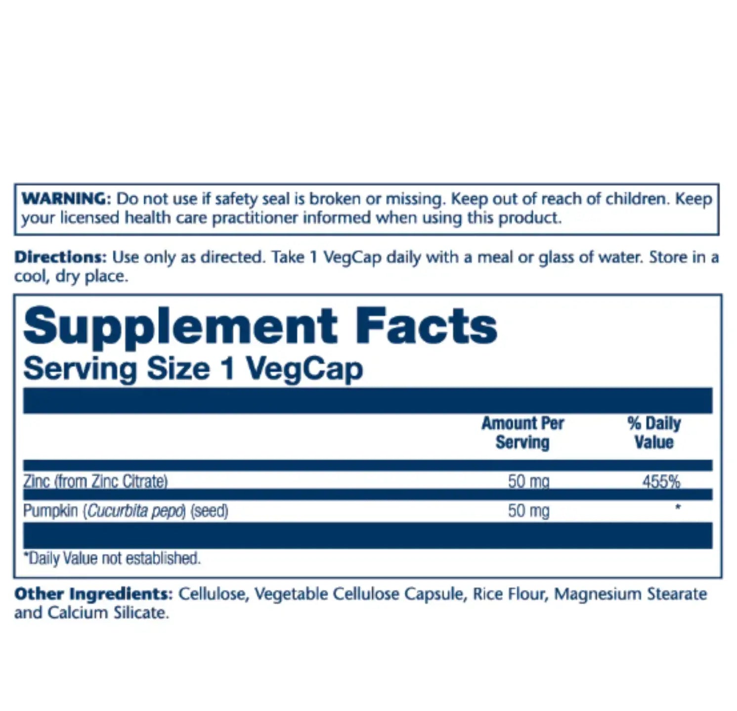 زنك سترات 50Mg